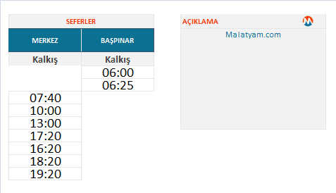 26B Dilek Başpınar Otobüs Hareket Saatleri
