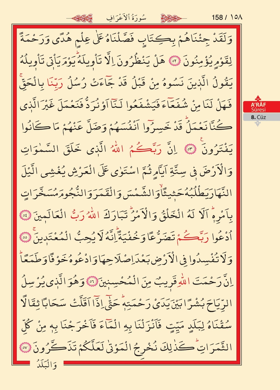 Kuran'ı Kerim 157.sayfa