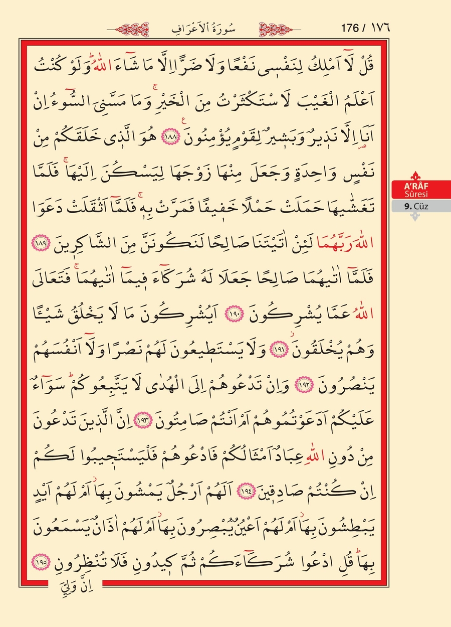 Kuran'ı Kerim 174.sayfa