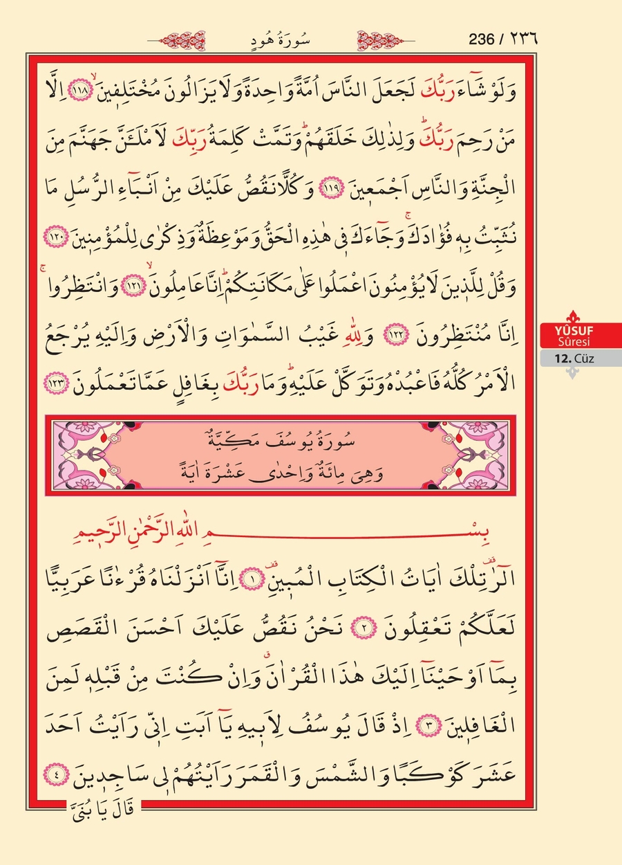 Kuran'ı Kerim 234.sayfa