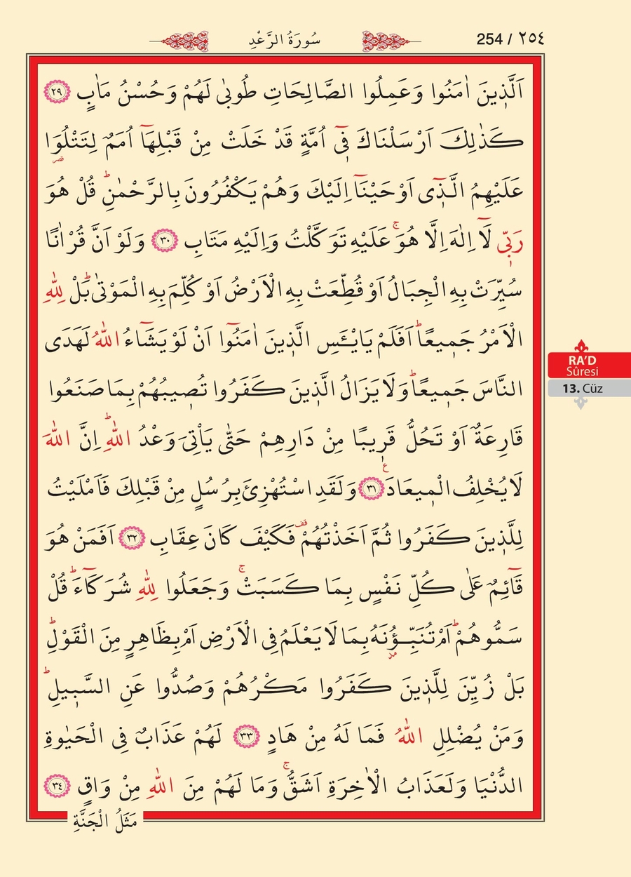 Kuran'ı Kerim 252.sayfa