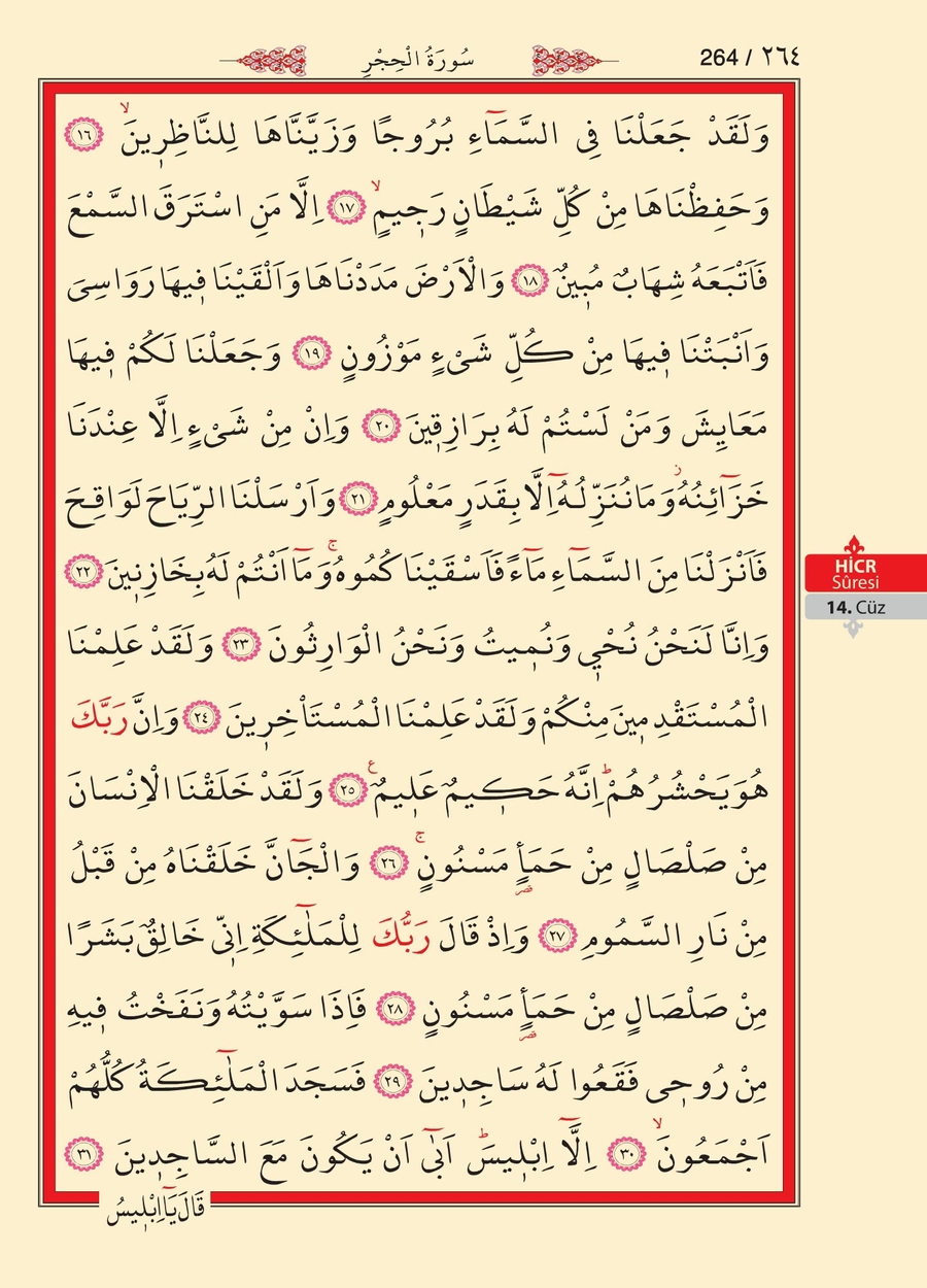 Kuran'ı Kerim 263.sayfa