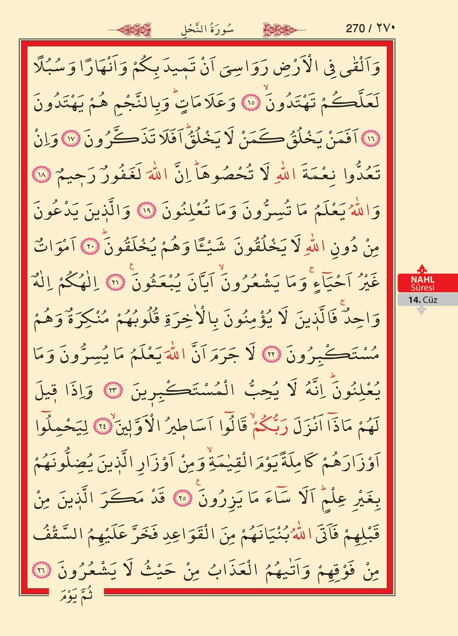 Kuran'ı Kerim 269.sayfa