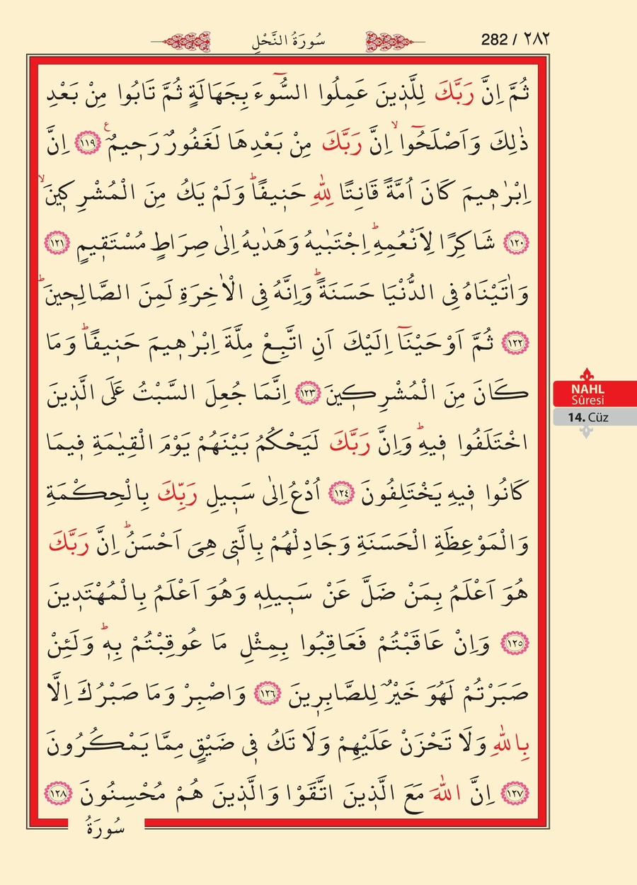 Kuran'ı Kerim 281.sayfa