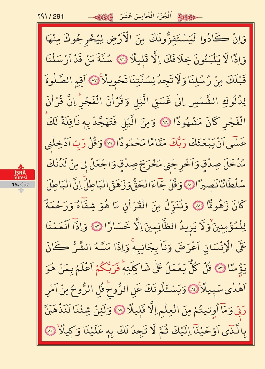Kuran'ı Kerim 290.sayfa