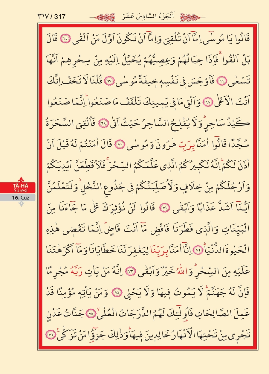 Kuran'ı Kerim 316.sayfa