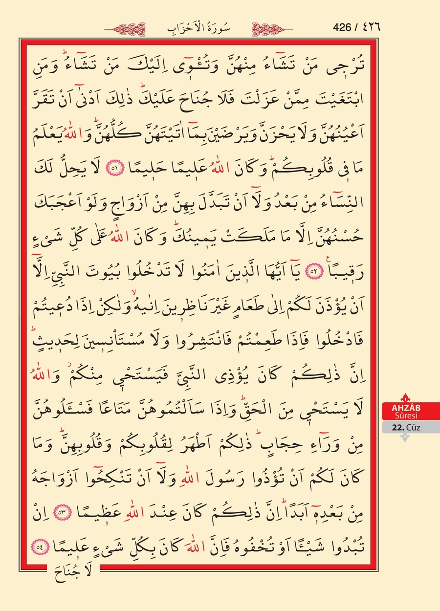 Kuran'ı Kerim 425.sayfa