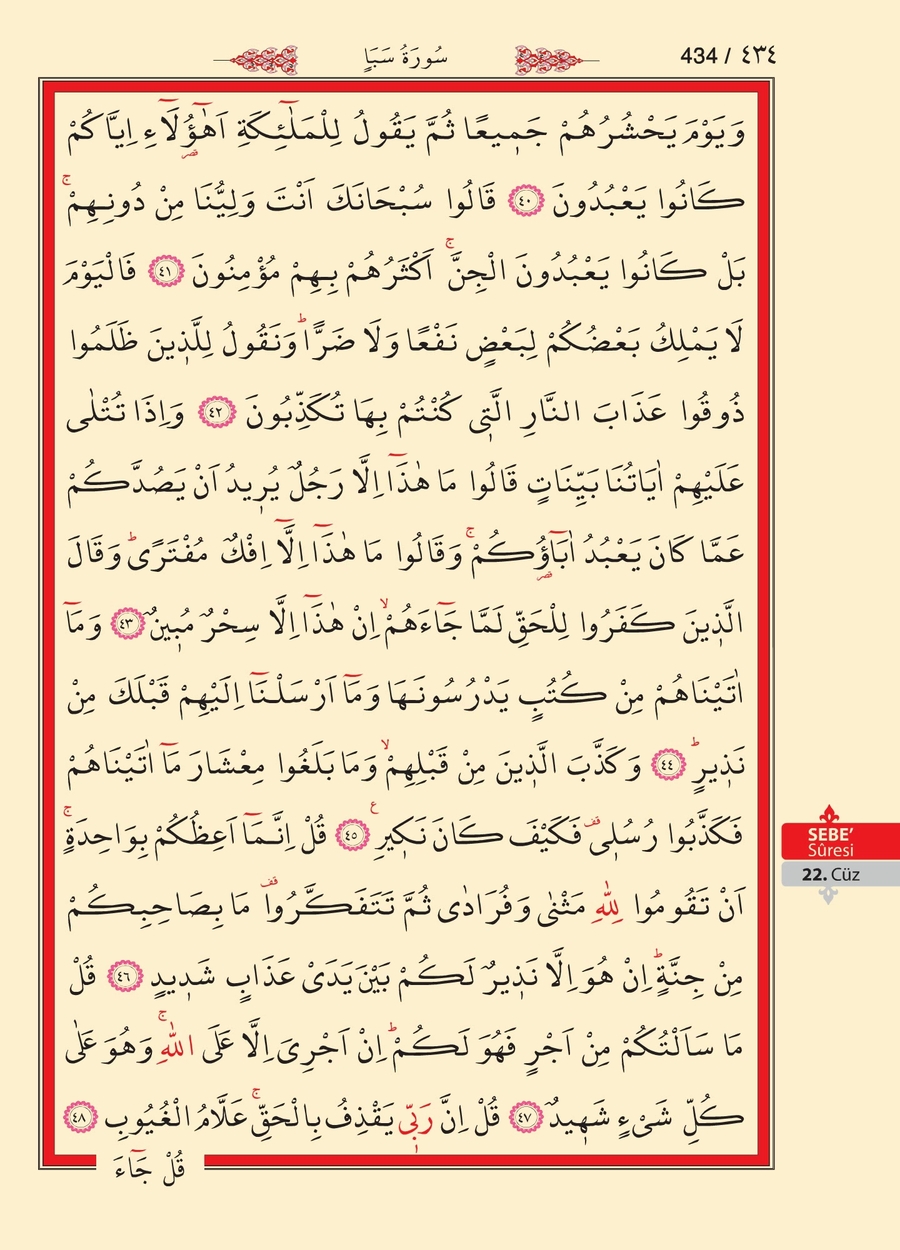 Kuran'ı Kerim 433.sayfa