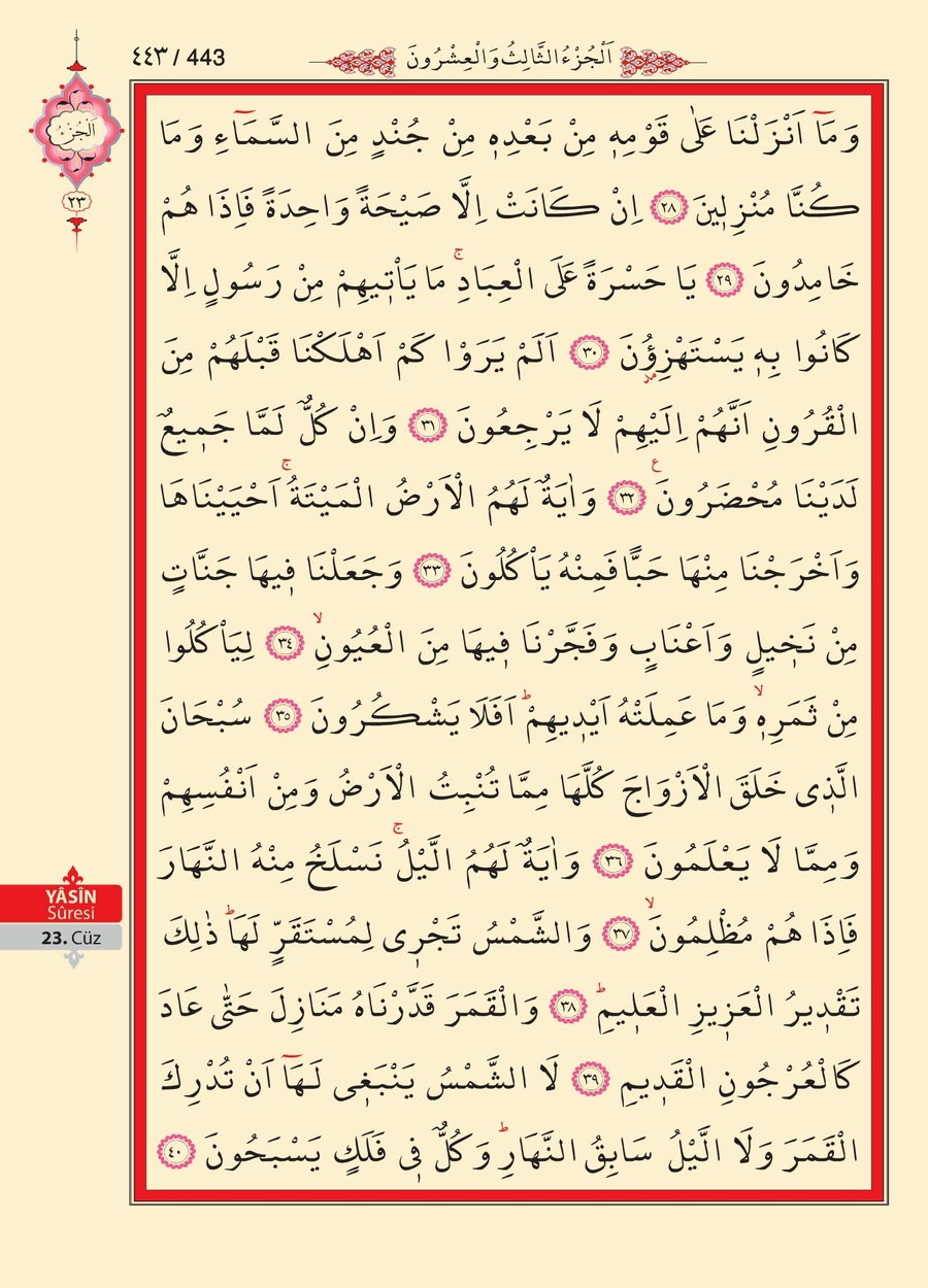 Kuran'ı Kerim 442.sayfa