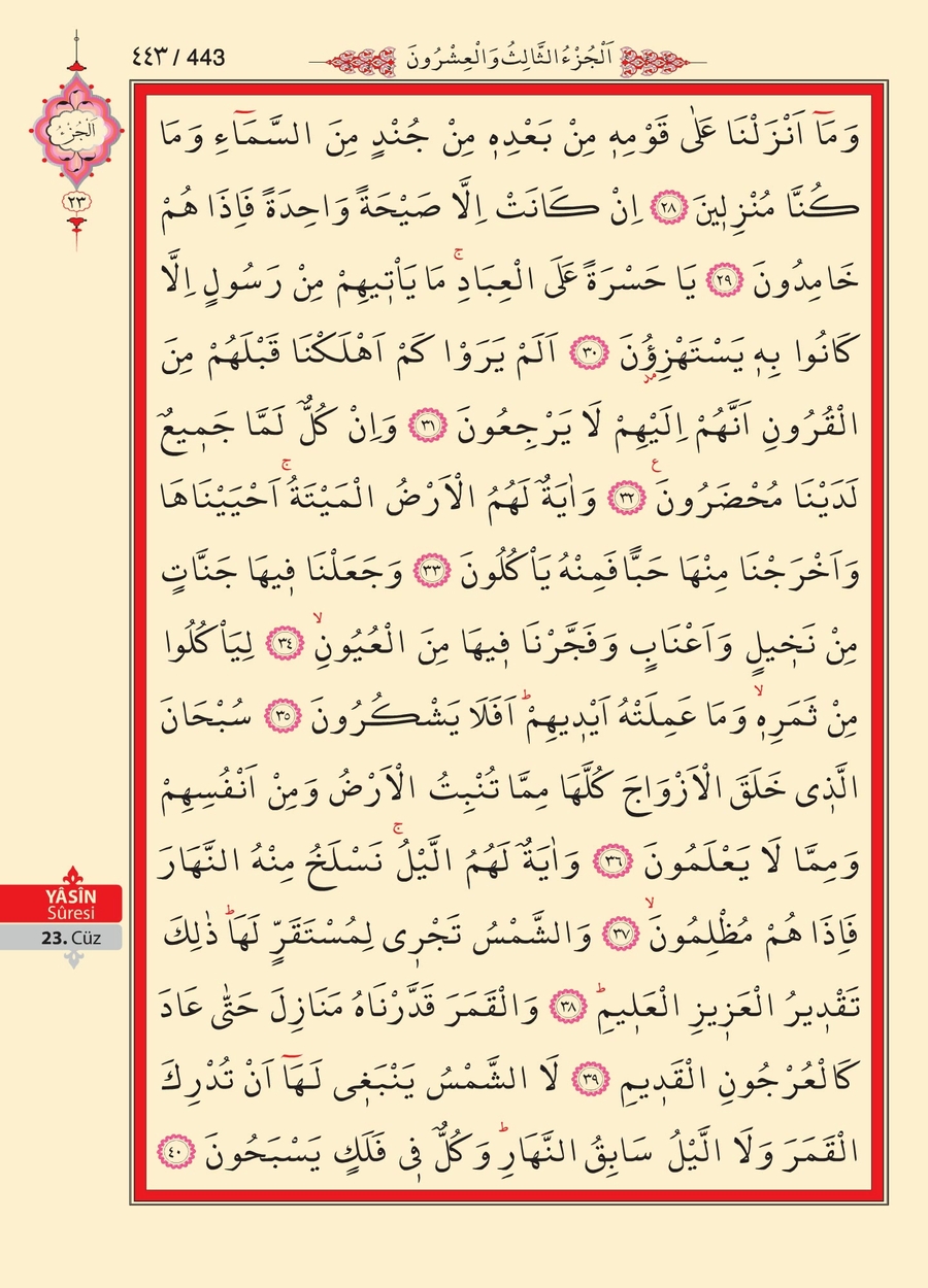 Kuran'ı Kerim 441.sayfa