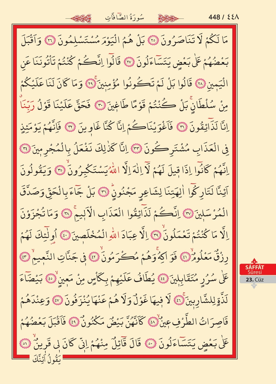 Kuran'ı Kerim 446.sayfa