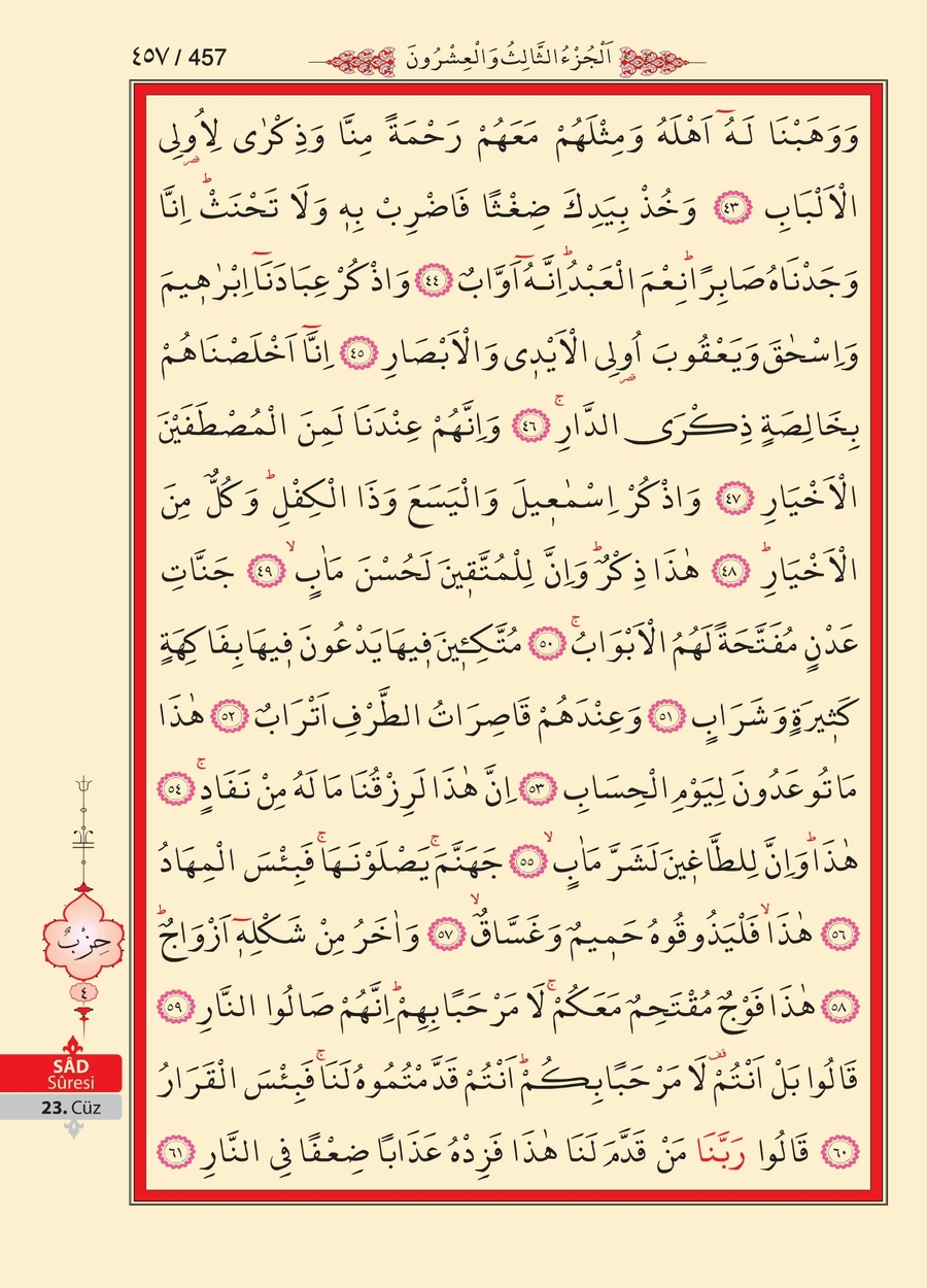 Kuran'ı Kerim 455.sayfa