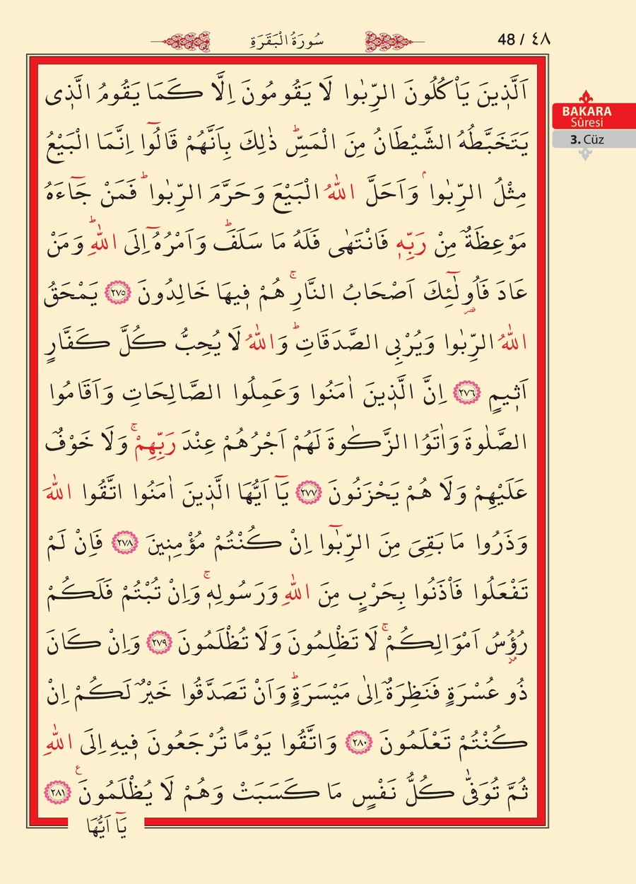 Kuran'ı Kerim 47.sayfa