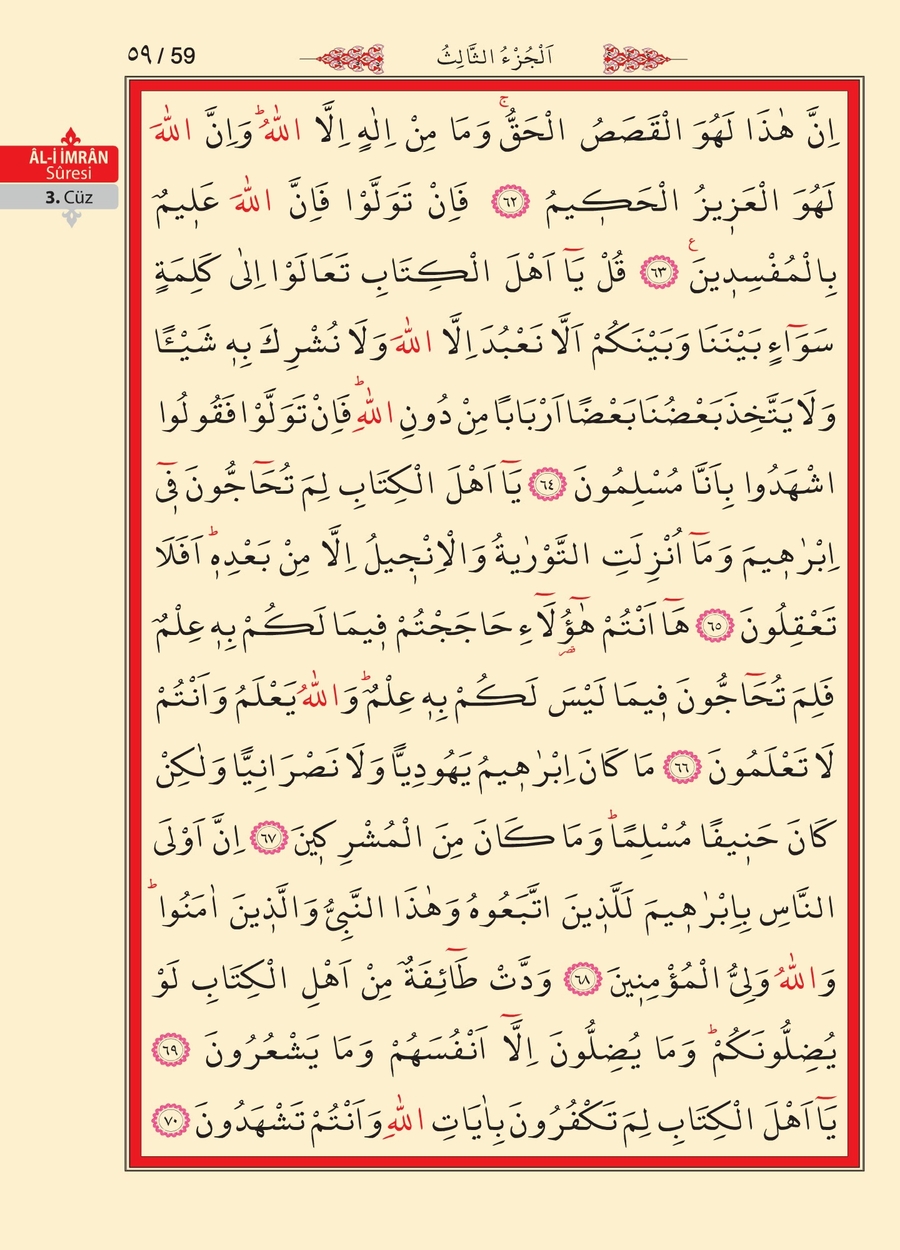 Kuran'ı Kerim 57.sayfa