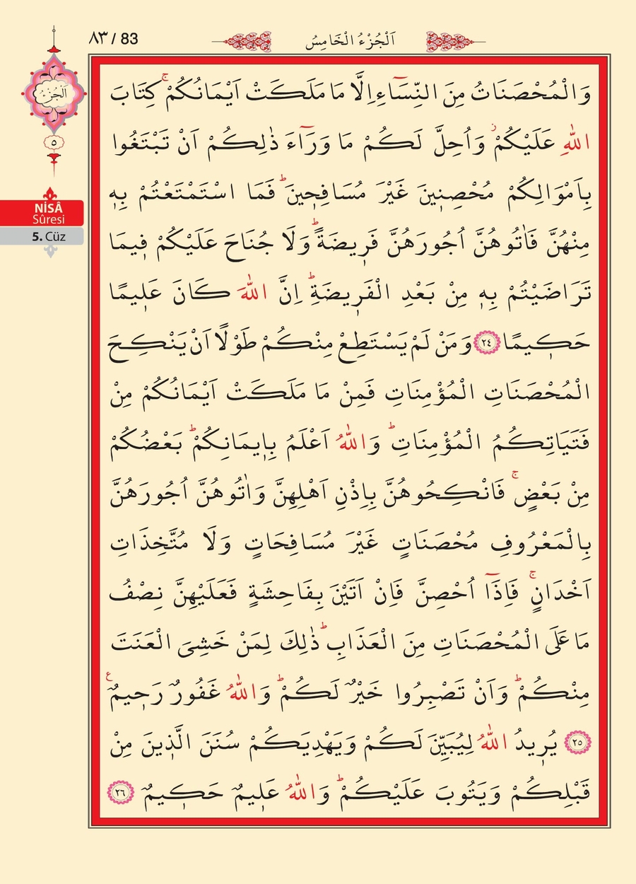 Kuran'ı Kerim 81.sayfa