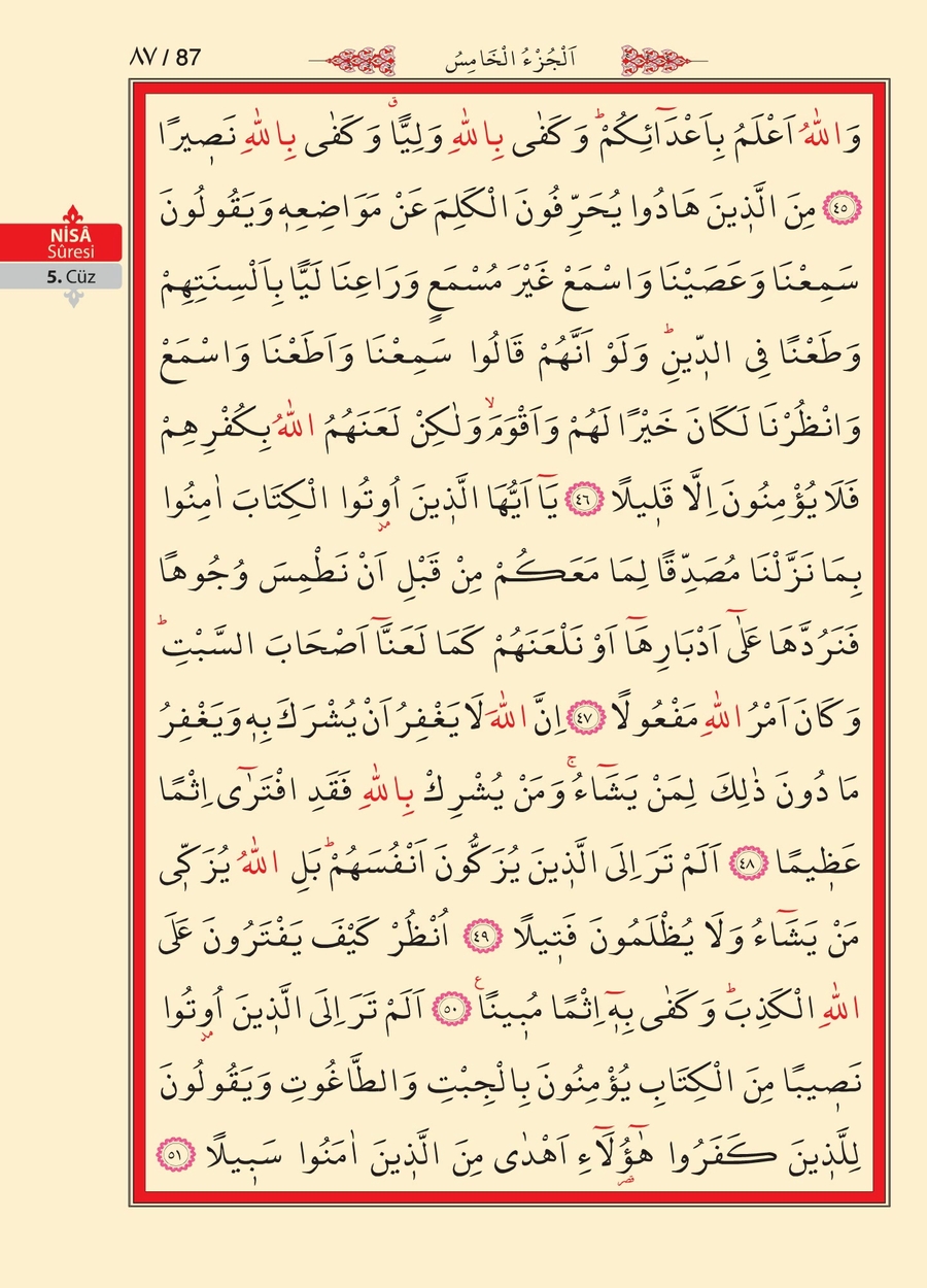 Kuran'ı Kerim 86.sayfa