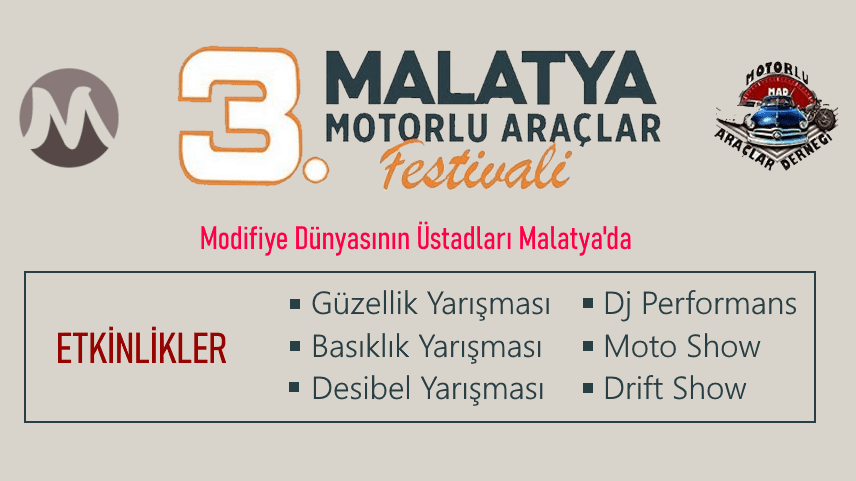 Malatya Modifiye Araba Fuarı 2022 yılında da düzenlendi. Çeşitli araba etkinlikleriyle beraber modifiye dünyasının uzmanları Malatya'daki festivalde oldu.