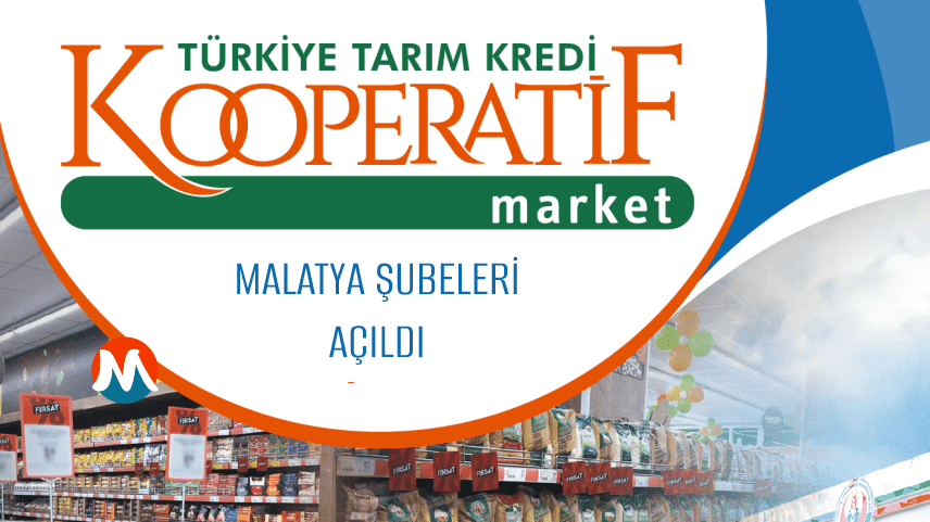 Malatya Tarım Kredi Kooperatifi Marketi Şubesi, Yeşilyurt Bostanbaşında hizmete açıldı. Ürünler hem doğal hem de nispeten ucuz fiyata satılıyor.