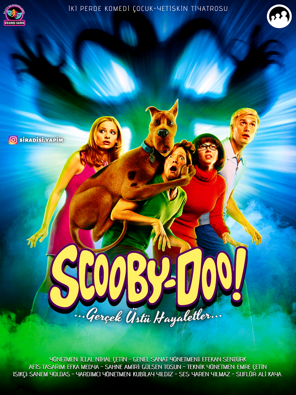 Büyütmek için tıkla MALATYA Scooby Doo! : Gerçek Üstü Hayaletler TİYATRO