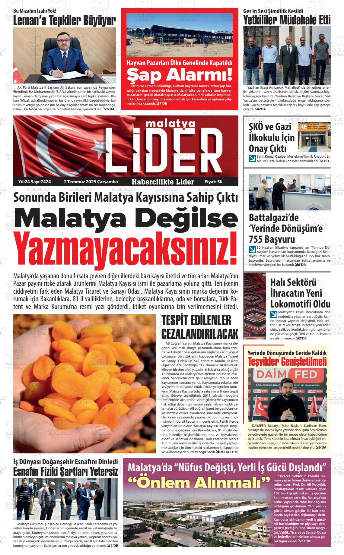 Malatya Sonsöz gazetesi oku